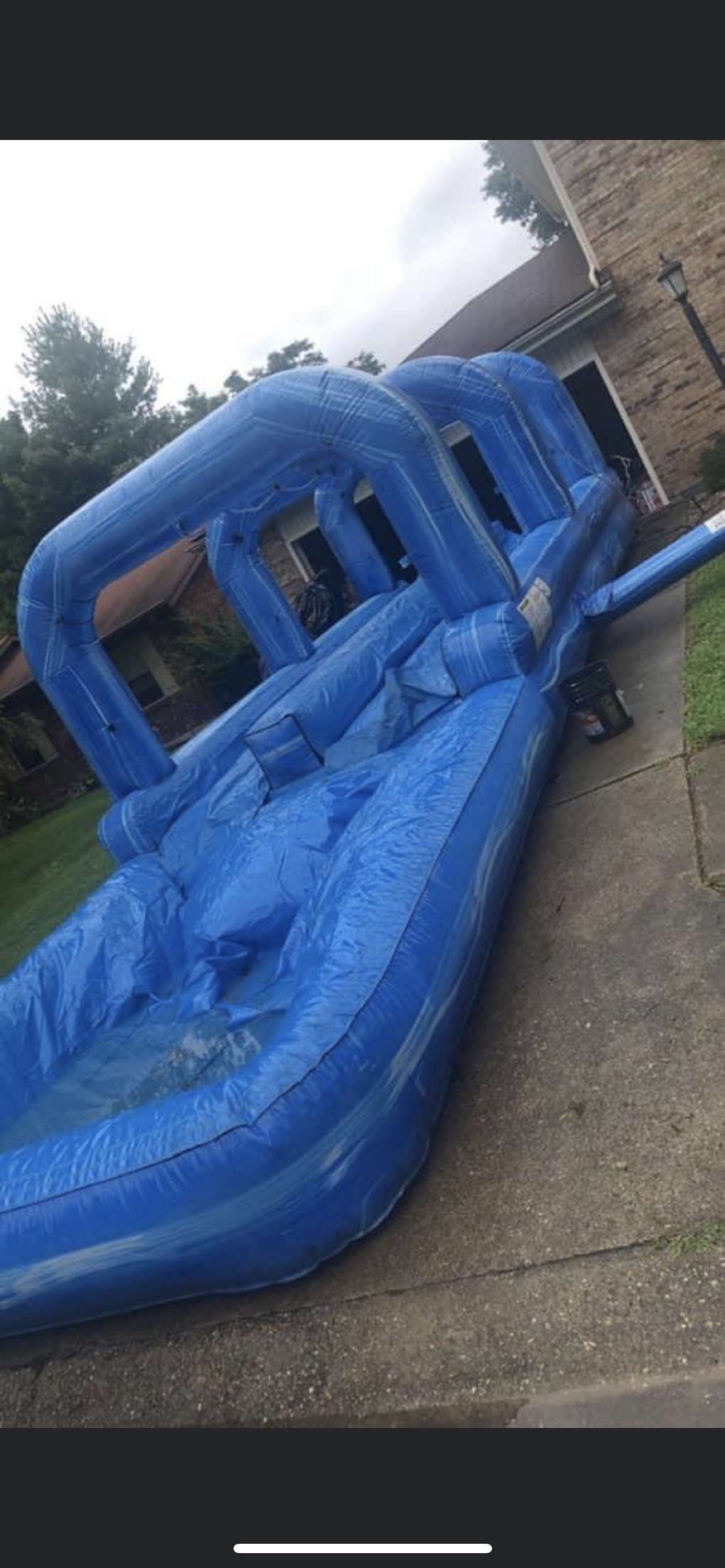 46’ Blue Slip n Slide - Bounce House Rentals in New Albany, IN | Wright ...