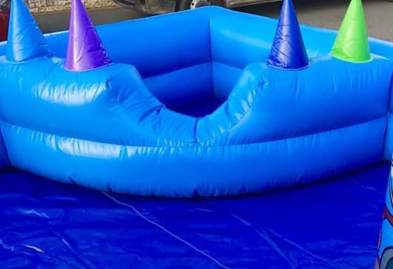 the pirates bay inflatable play park