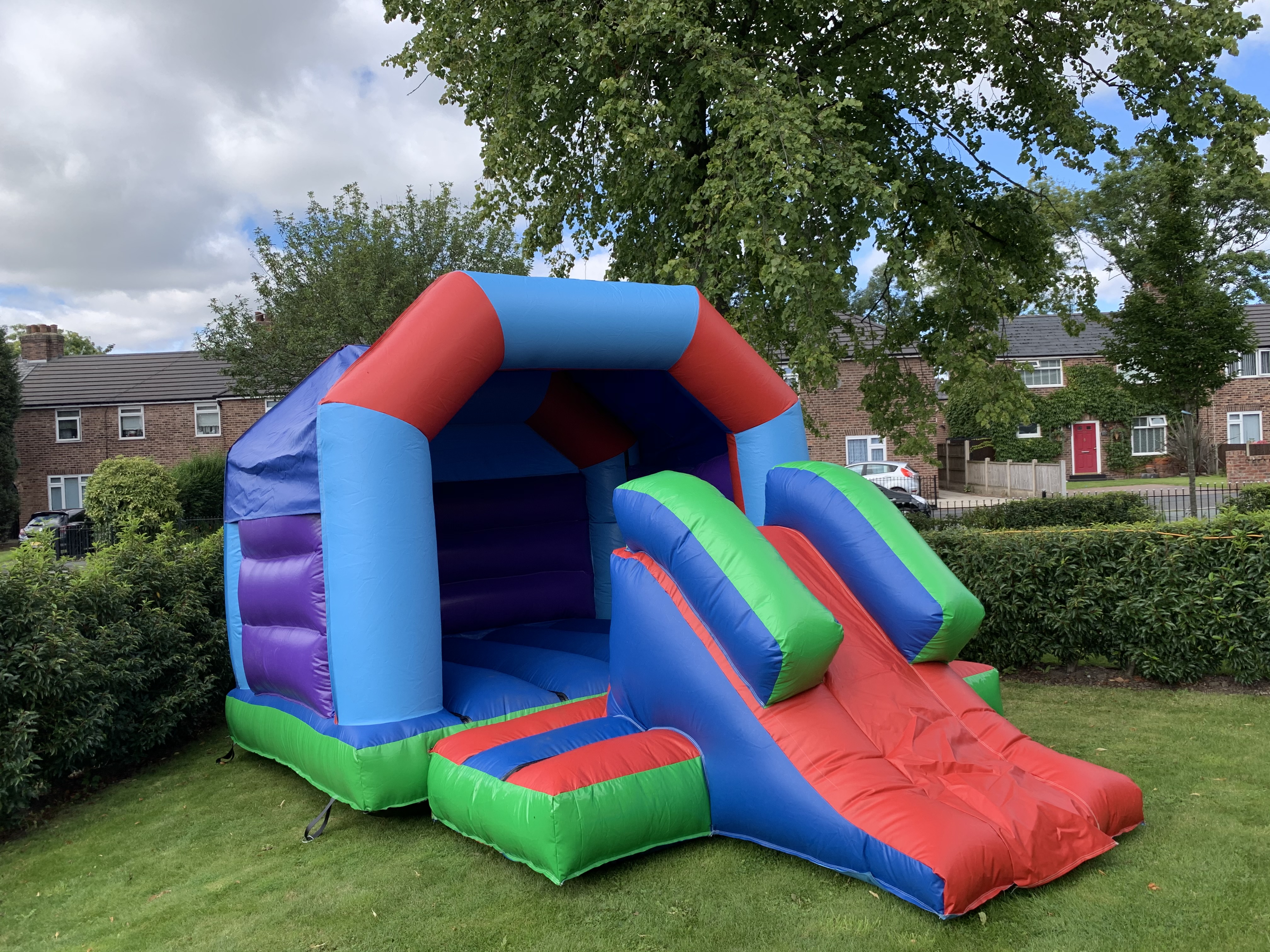slide bouncy castle hire