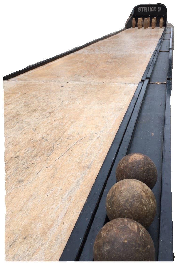 Full size Skittle Alley Hire in Somerset