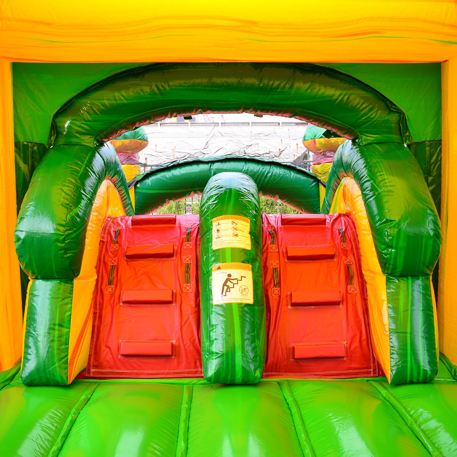 Fiesta Double Lane Combo ( Wet or Dry Slide) Best Bounce House and
