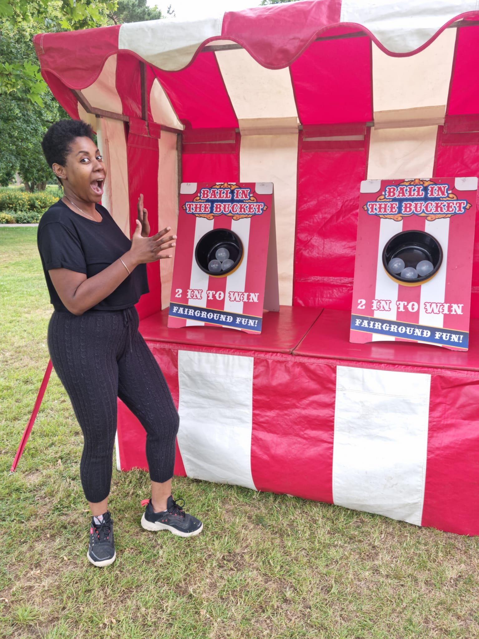 Ball In A Bucket Carnival Stall – Fun Fair Game Hire | Funday Ltd