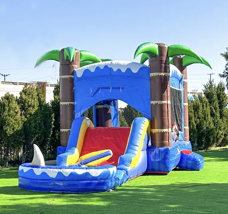 Surfs Up Waterslide & Bounce House Combo Best Party & Event Rentals