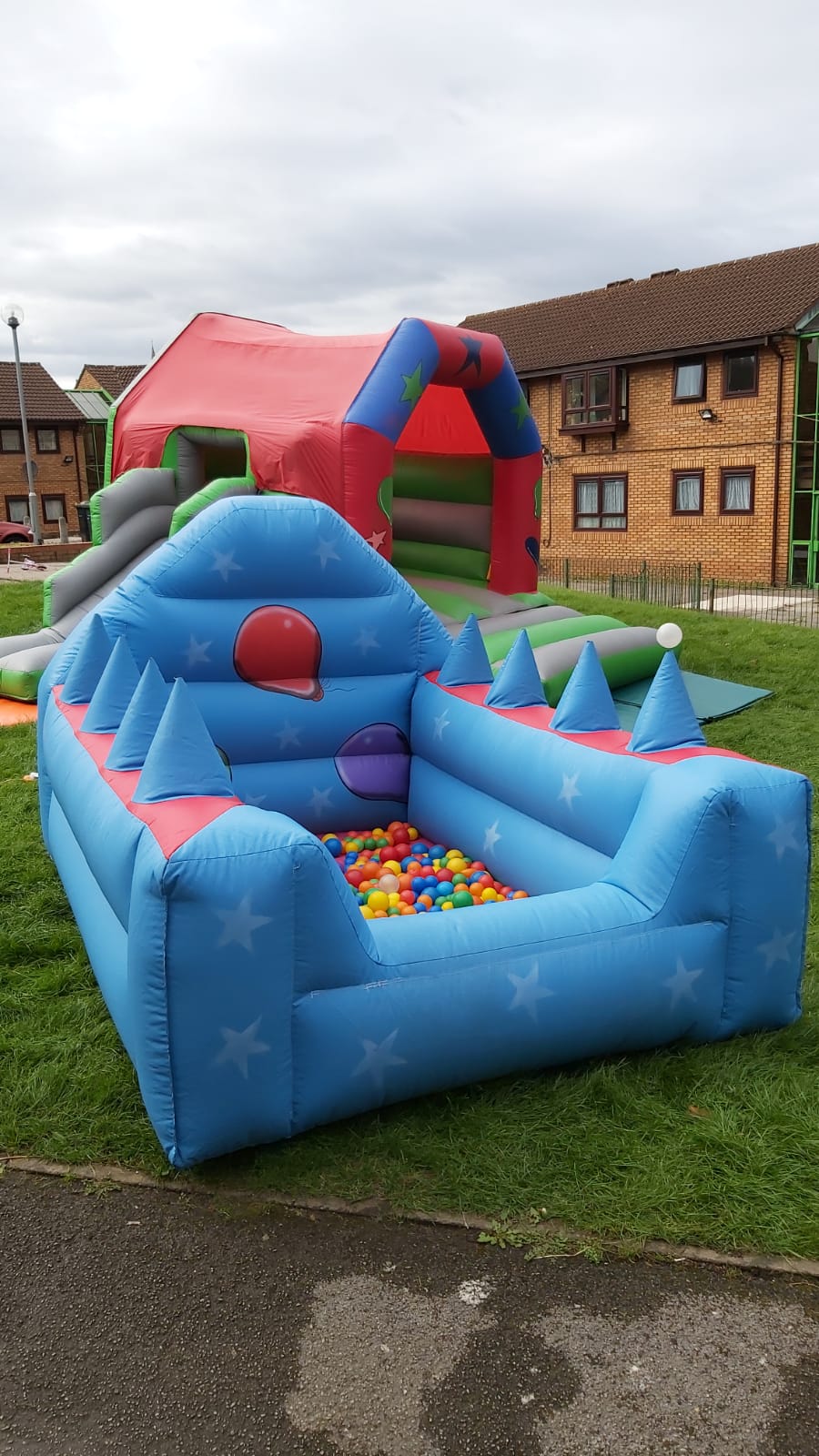 hot wheels inflatable ball pit