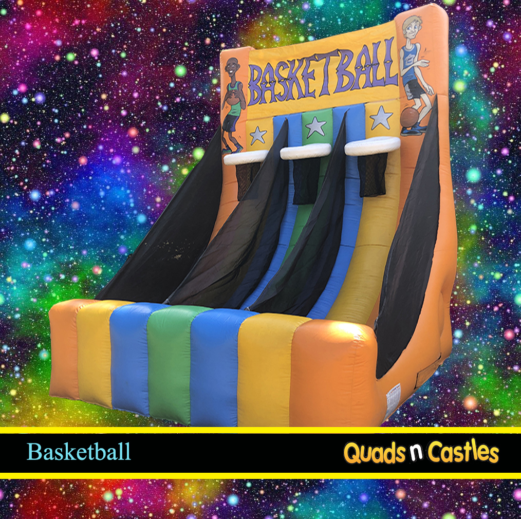 Inflatable basketball, One of our sporting inflatables.