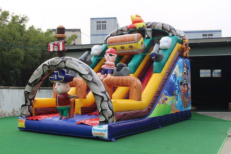 Twin Pirate Slide Bouncy Castle Hire in Edinburgh, East Lothian, West Lothian, Midlothian