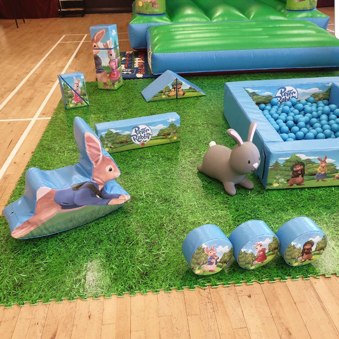 peter rabbit bouncy castle hire