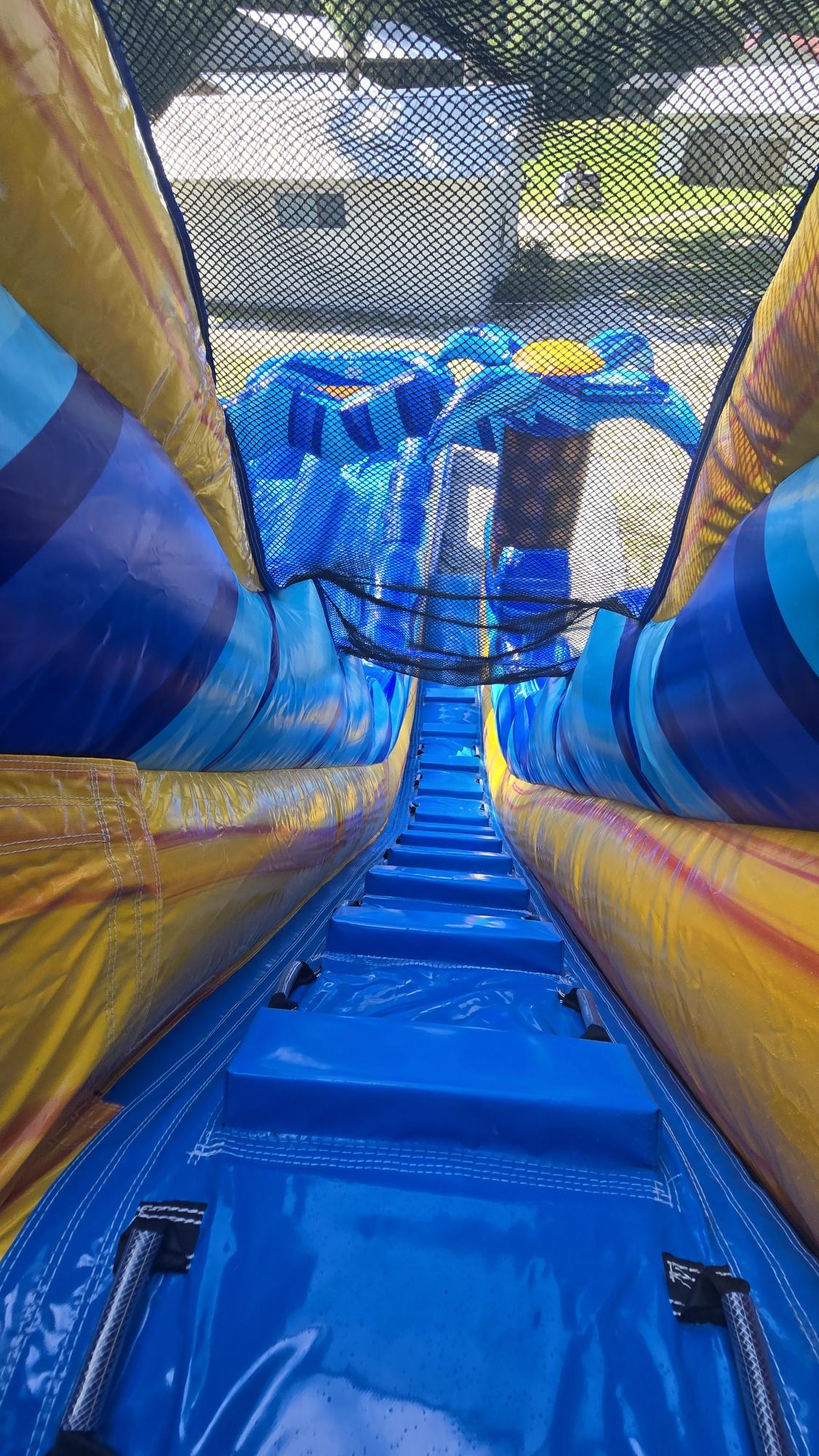 Flashpoint Falls 18ft Hybrid double lane slide - Hire in FL