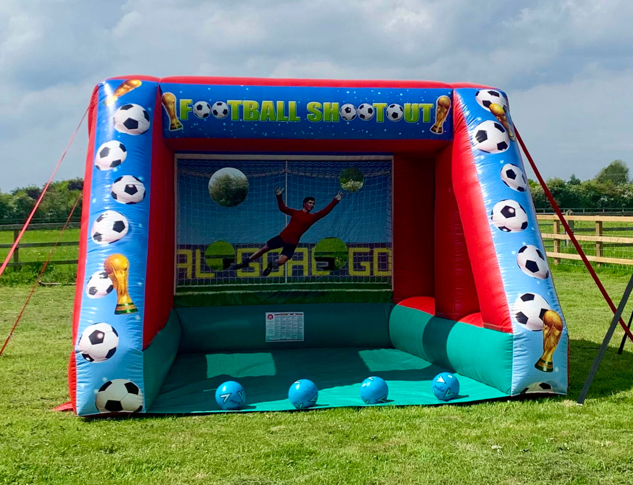 Screenshot del gioco Penalty Shoot Out che mostra l