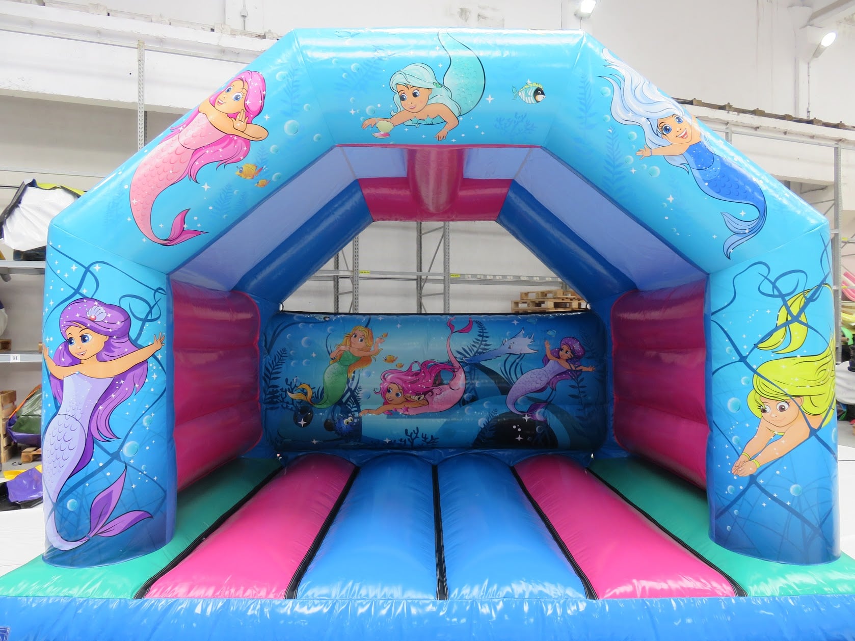 mermaid jumping castle hire