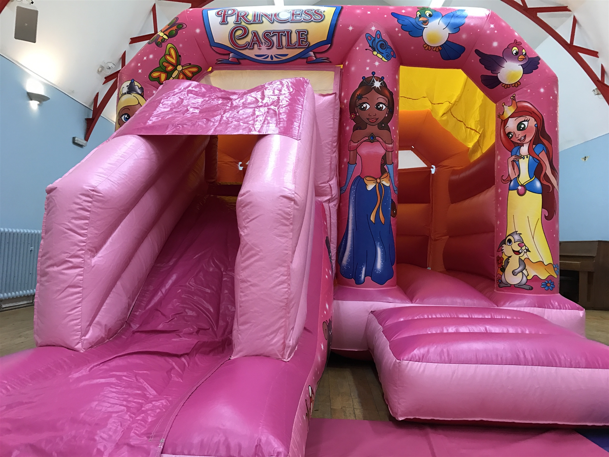 princess bounce & slide combi castle - bouncy castle & soft play princess bounce & slide combi castle - bouncy castle & soft play