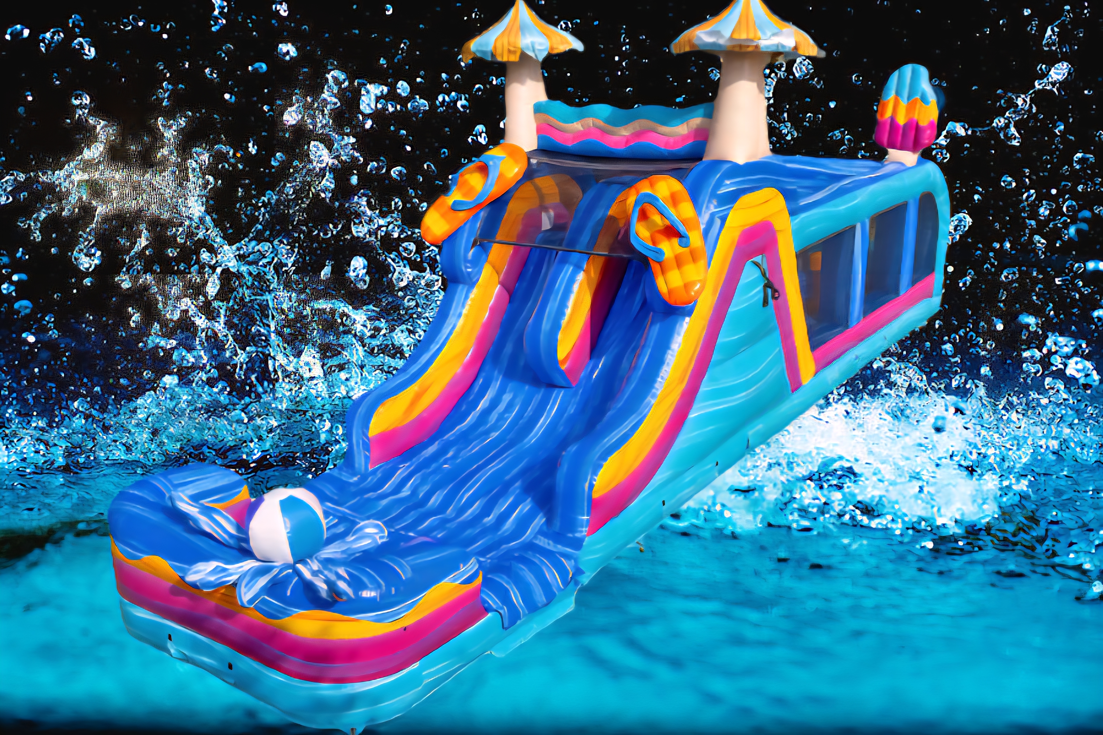 Water Slides - Bounce House Rentals in Pennsylvania | Aloha Moon Bounce