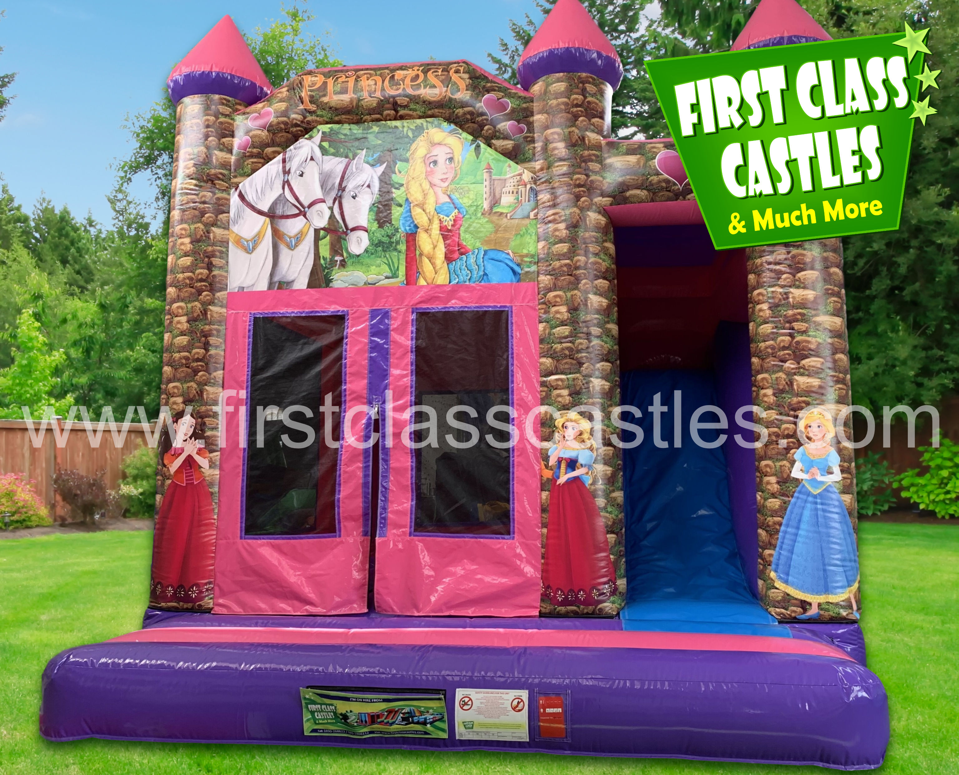 Bounce & Slide Combos Hire Bouncy Castle with Slide Hire Ireland