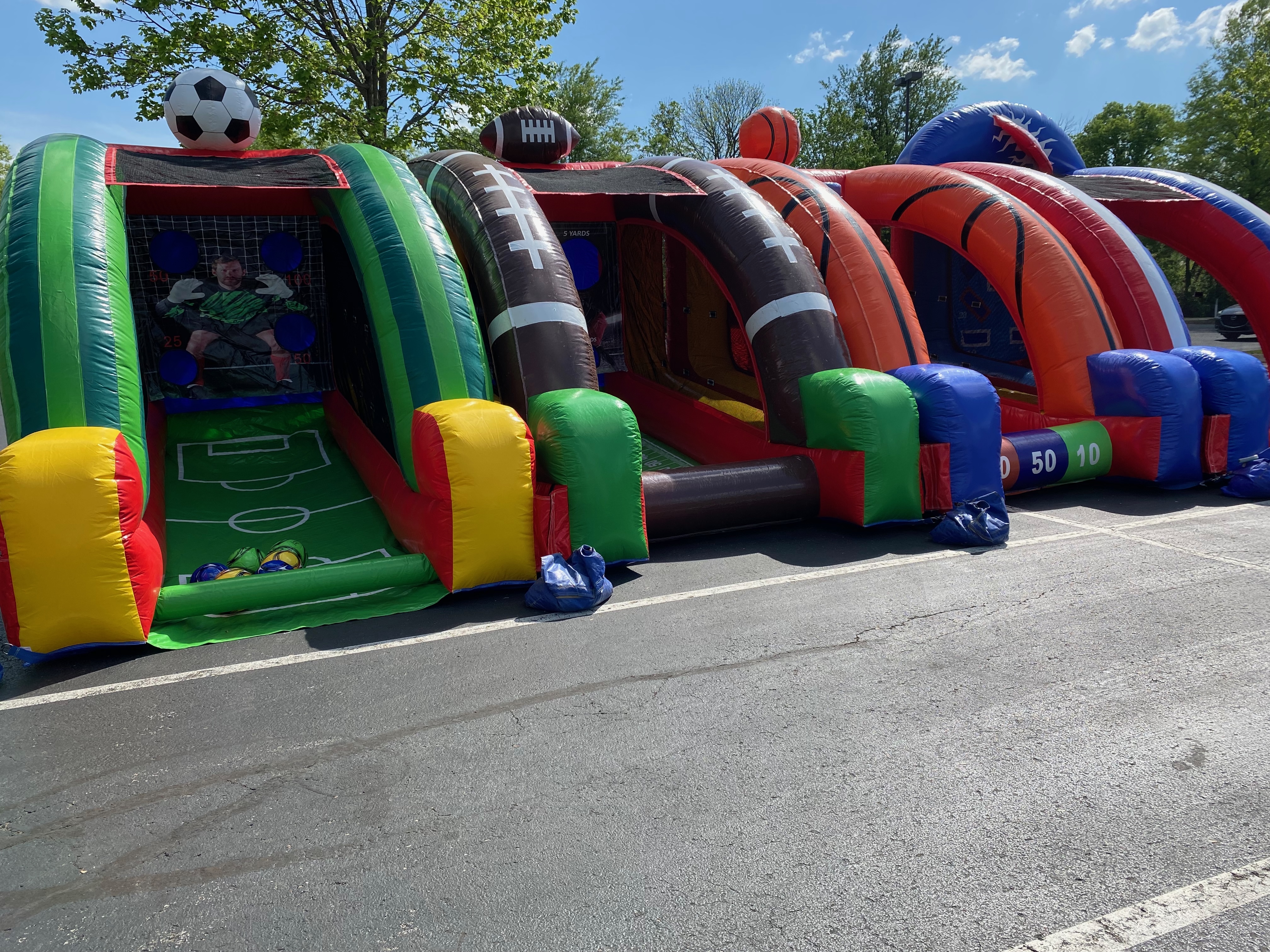 Challenge Games - 4 in 1 - Inflatable Bounce Houses & Water Slides for ...
