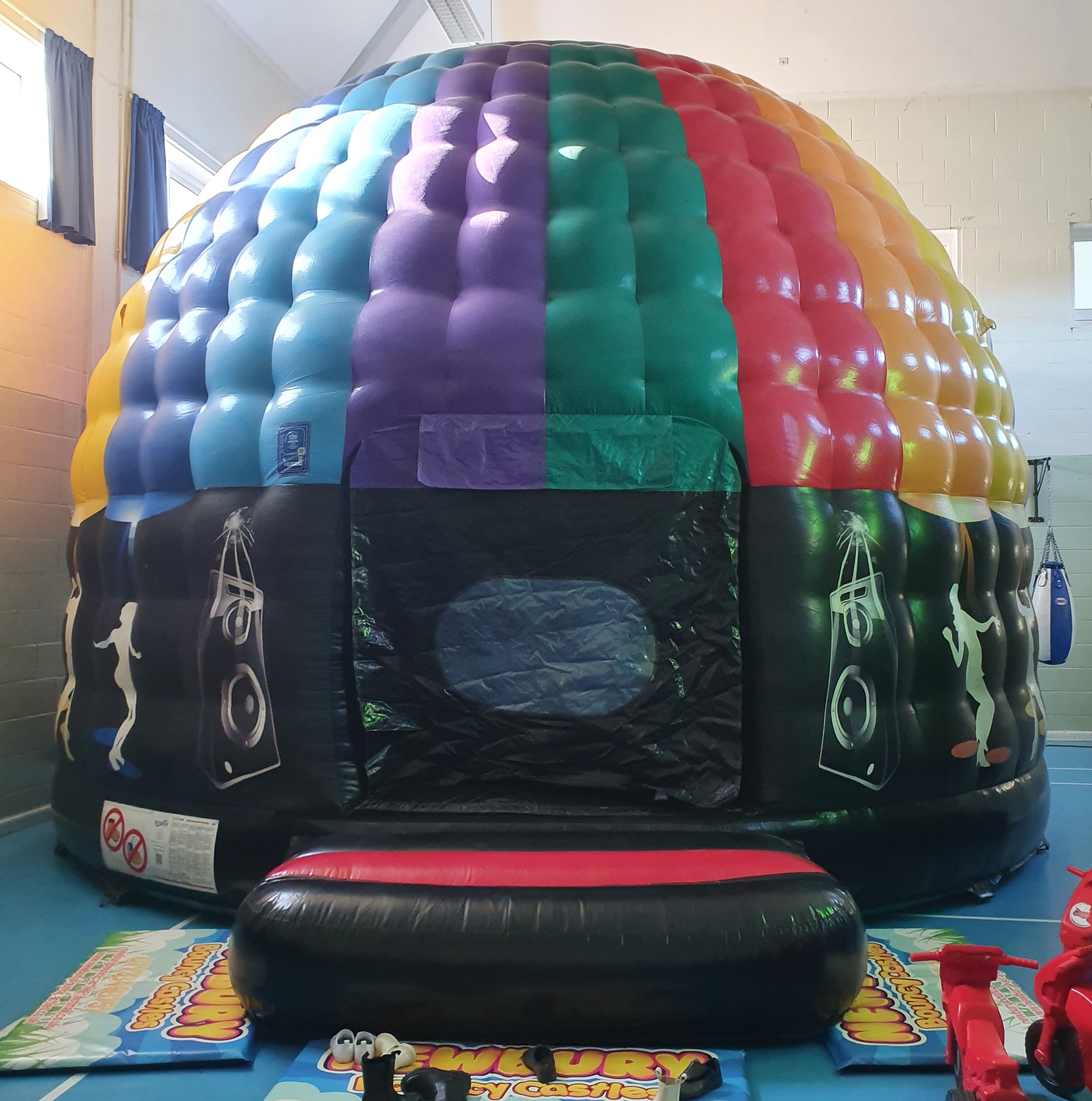 Mega Disco Dome Bouncy Castle Hire Slides Rodeo Bull Ice Cream Van