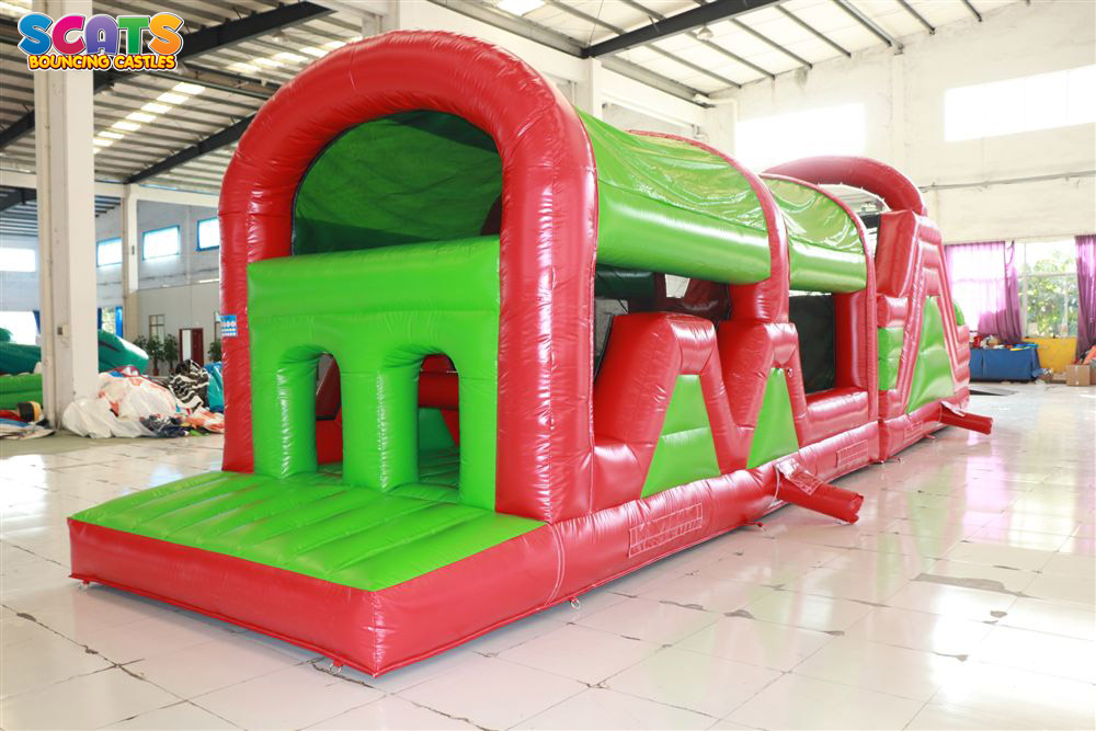obstacle course bouncy castle hire