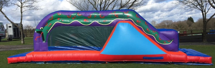 Assault Course Inflatable Snake themed 30ft x 11ft - Best Bouncy Castle ...