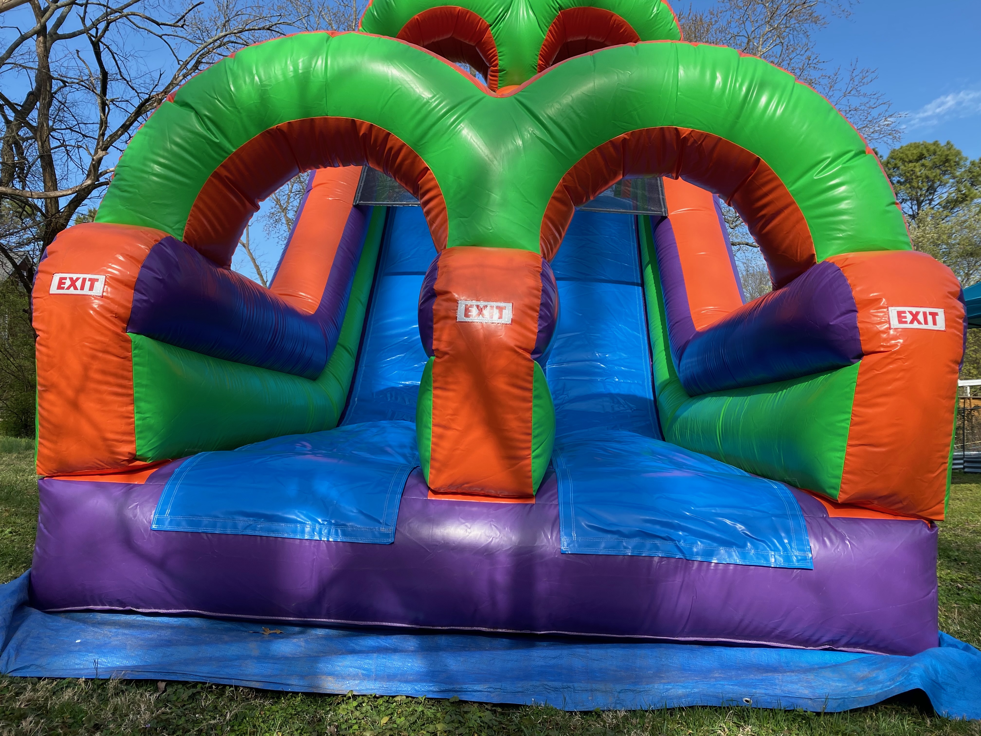 50ft Zip-It Obstacle Course - Inflatable Bounce Houses & Water Slides ...