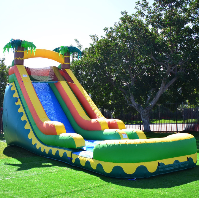 Summer Breeze 13' Water Slide with Pool - Hero Kiddo Inflatables