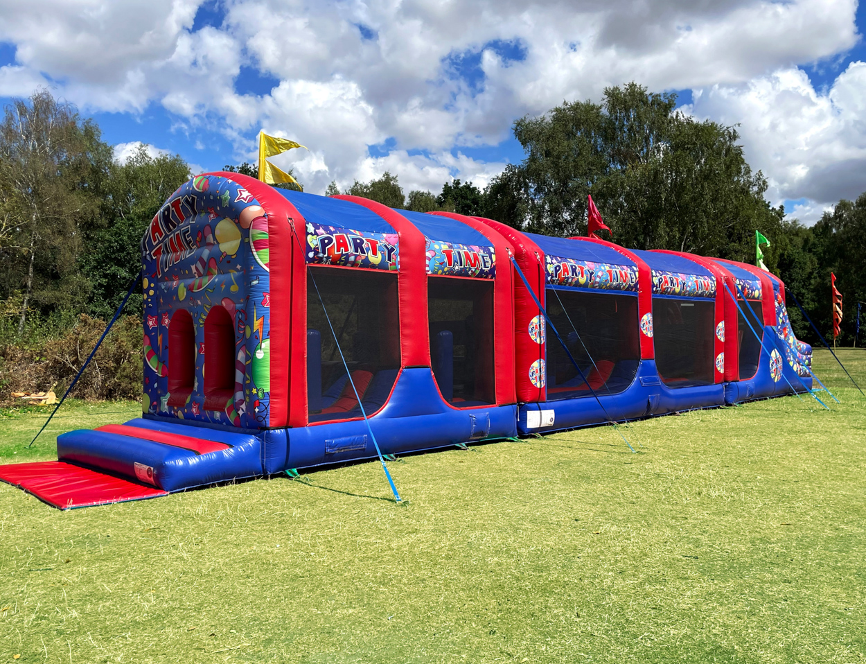 Inflatable Assault Course Hire | Competitive Obstacle Course UK