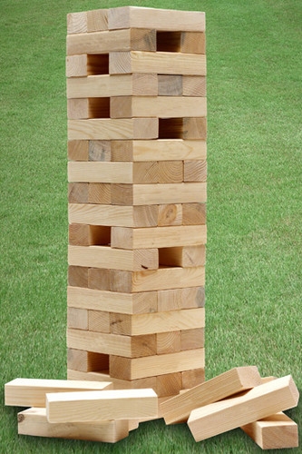 Giant jenga - Bouncy Castle Hire in Devon