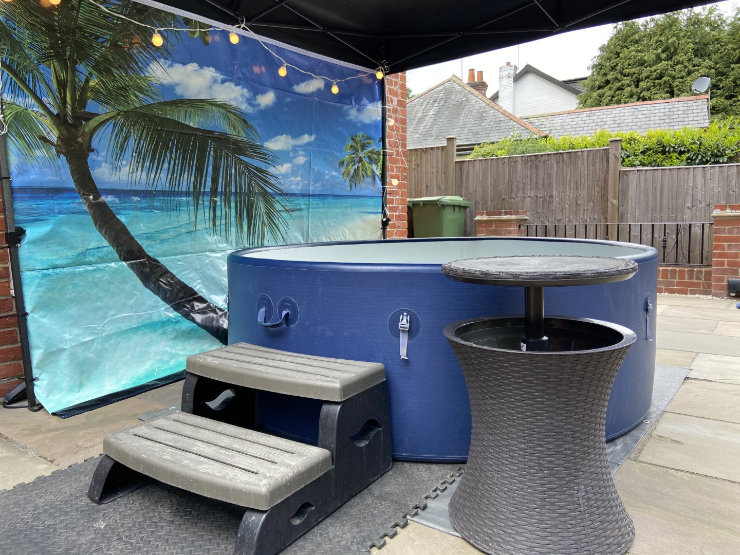 Palm Beach Hot Tub and Gazebo Package