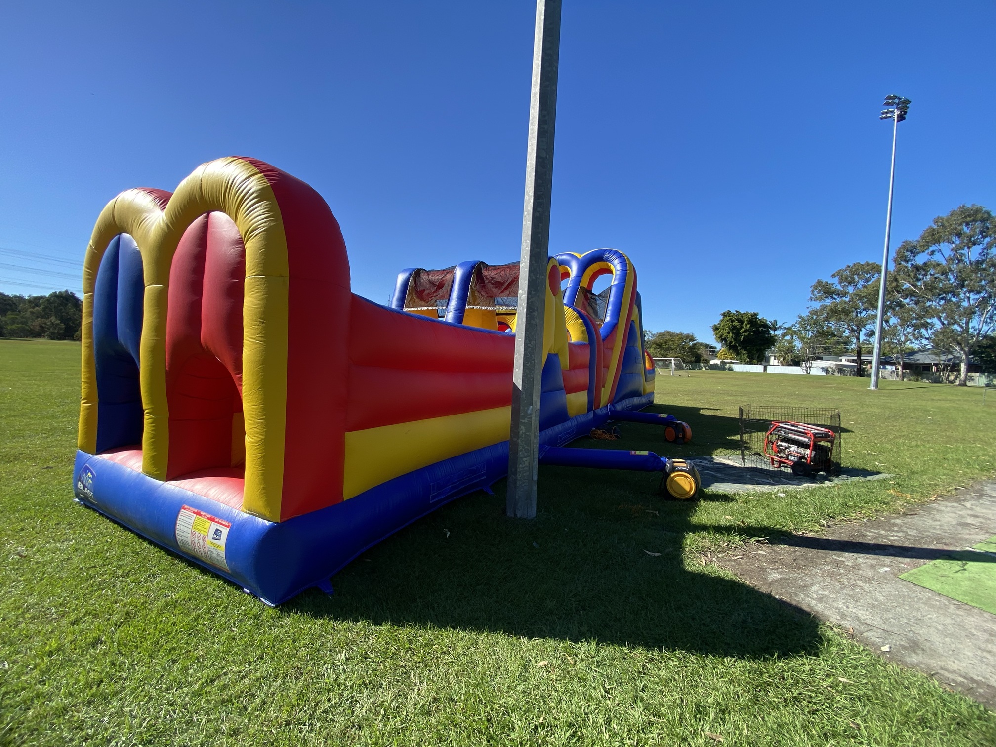 85ft Full On Obstacle Course Package Sydney | Dual Lane Obstacle Hire