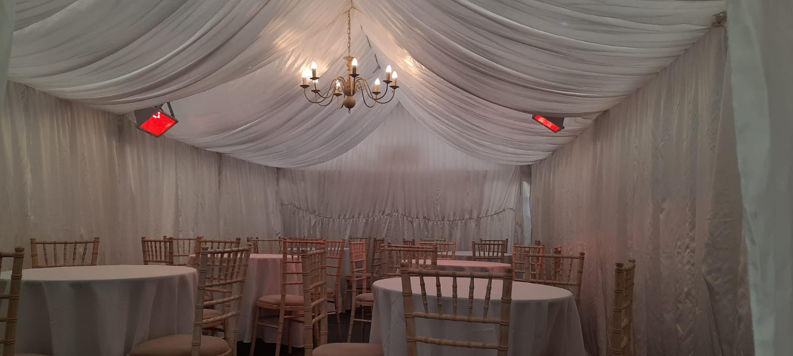 Lighting Chandelier Best Marquee Hire service in Nottingham, Derby