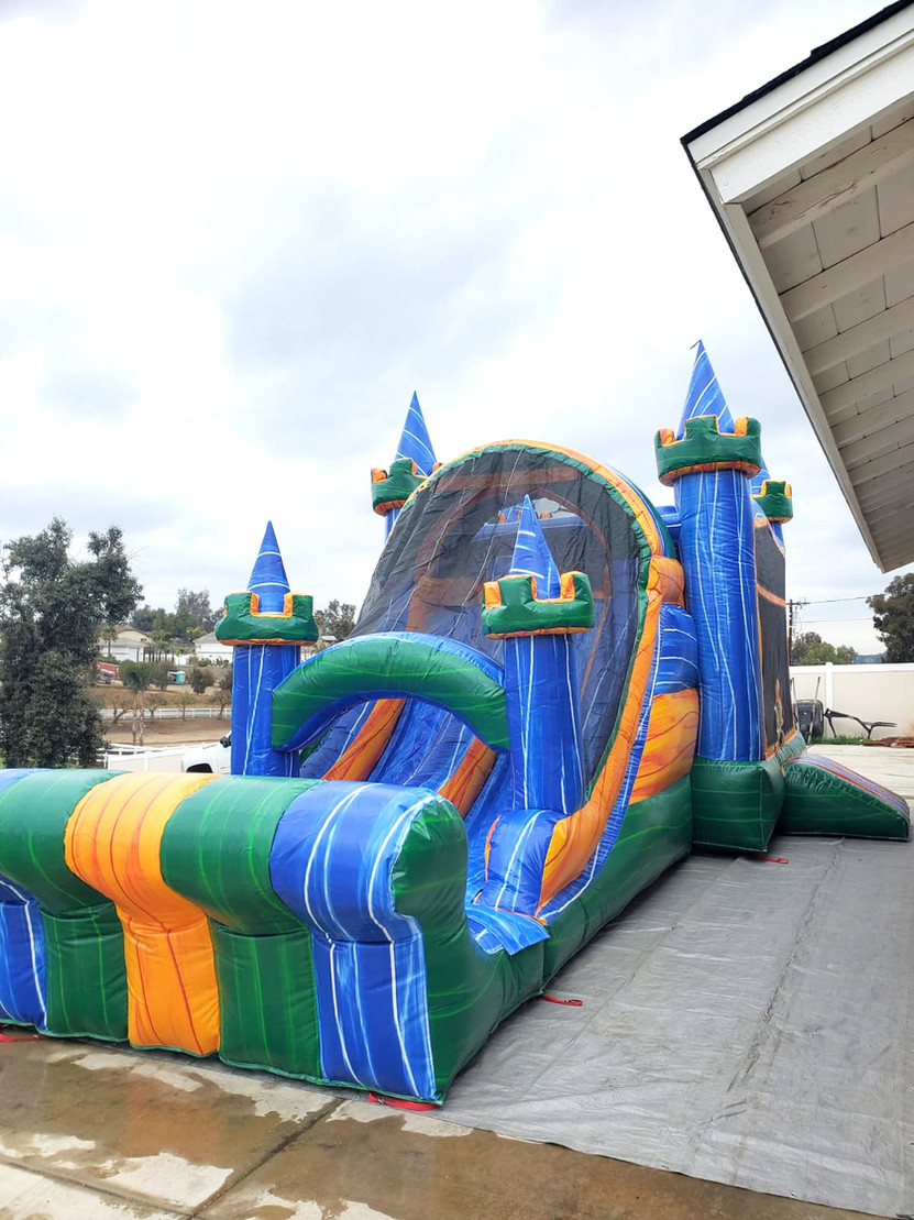 Jumpers with slide dry hire in ca y y event and party rental