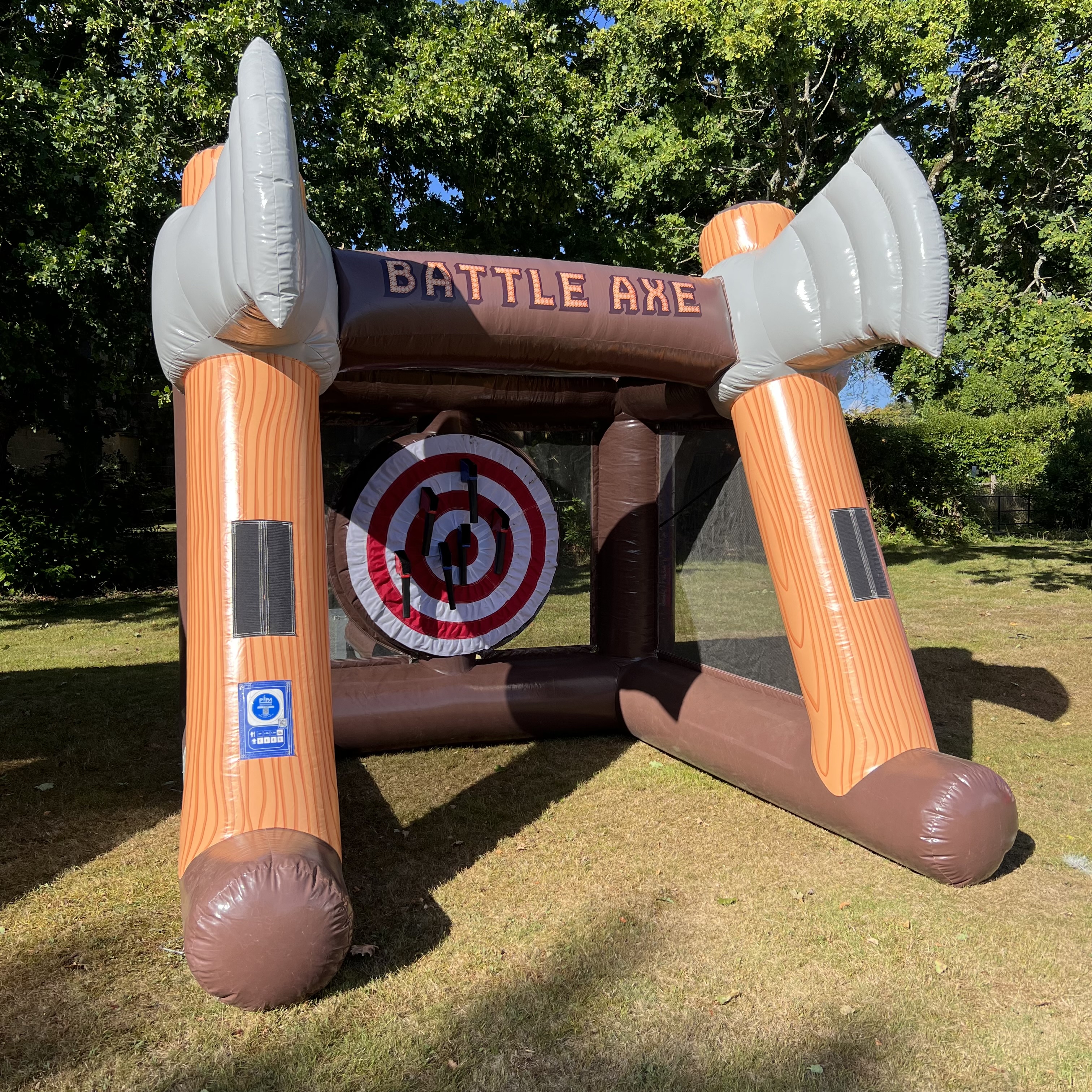 Inflatable Axe Throwing - Bouncy Castle Hire in Crowborough, Tunbridge ...