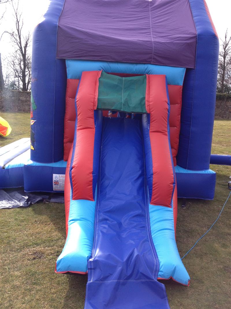 spiderman bouncy castle hire