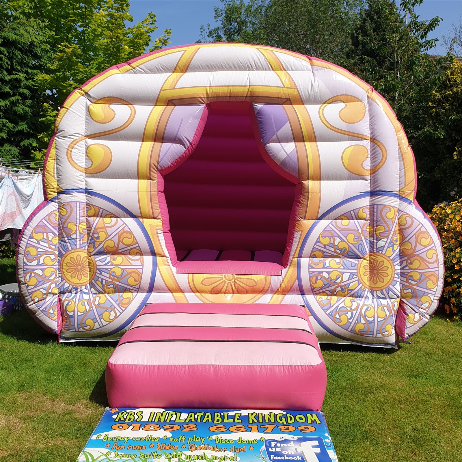 how to set up a bouncy castle