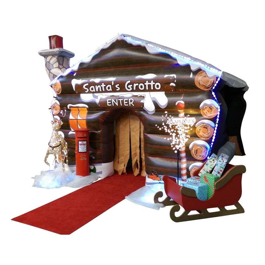 Santa's Grotto Inflatable Best JV Bouncy Castle Hire Farnborough