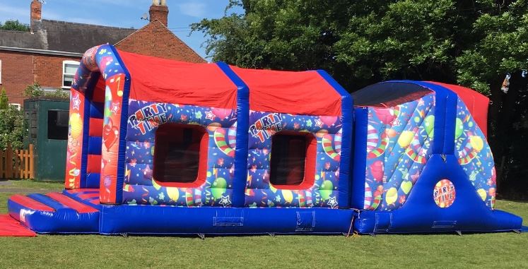 inflatable obstacle course hire