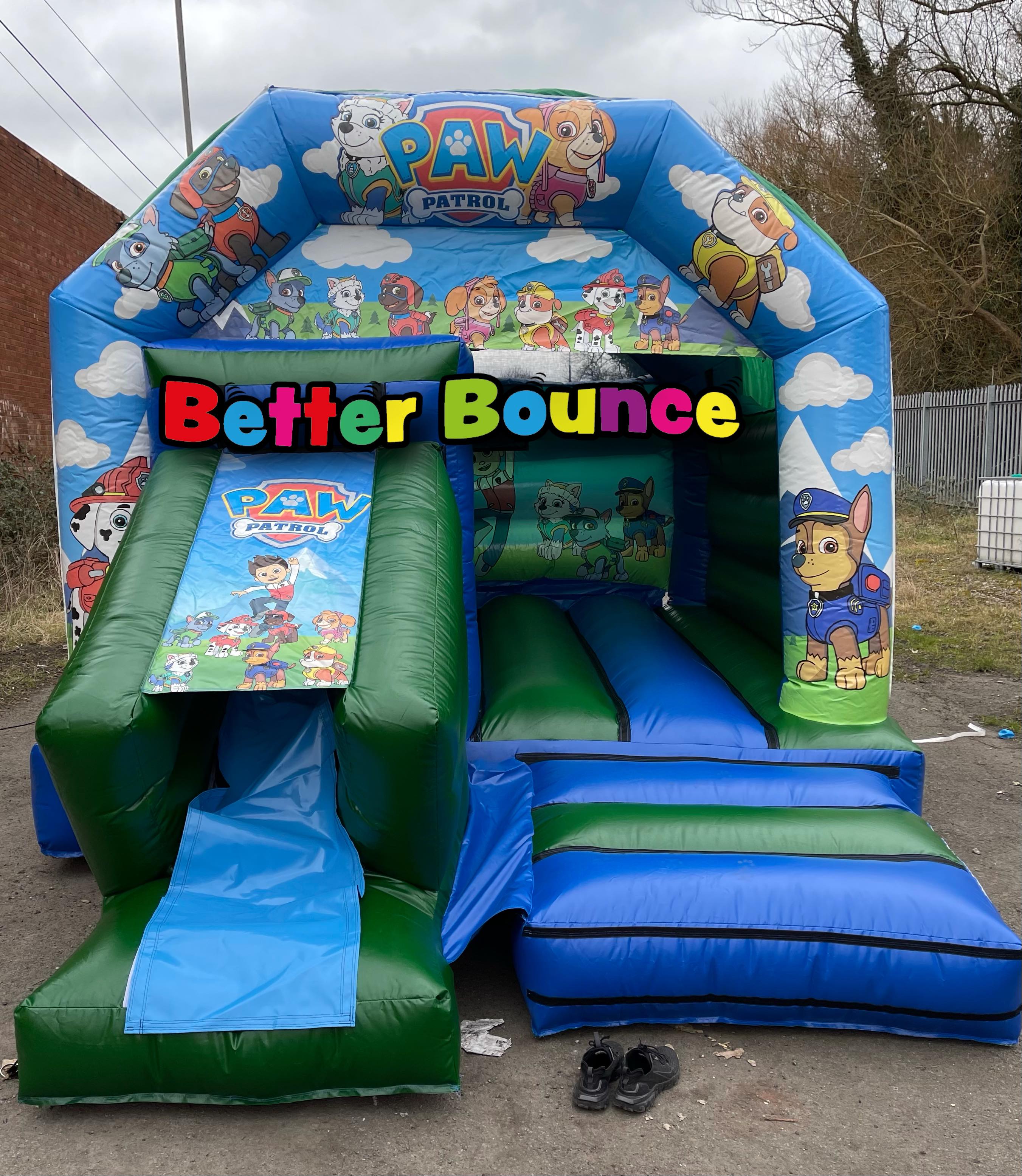 paw patrol bouncy castle