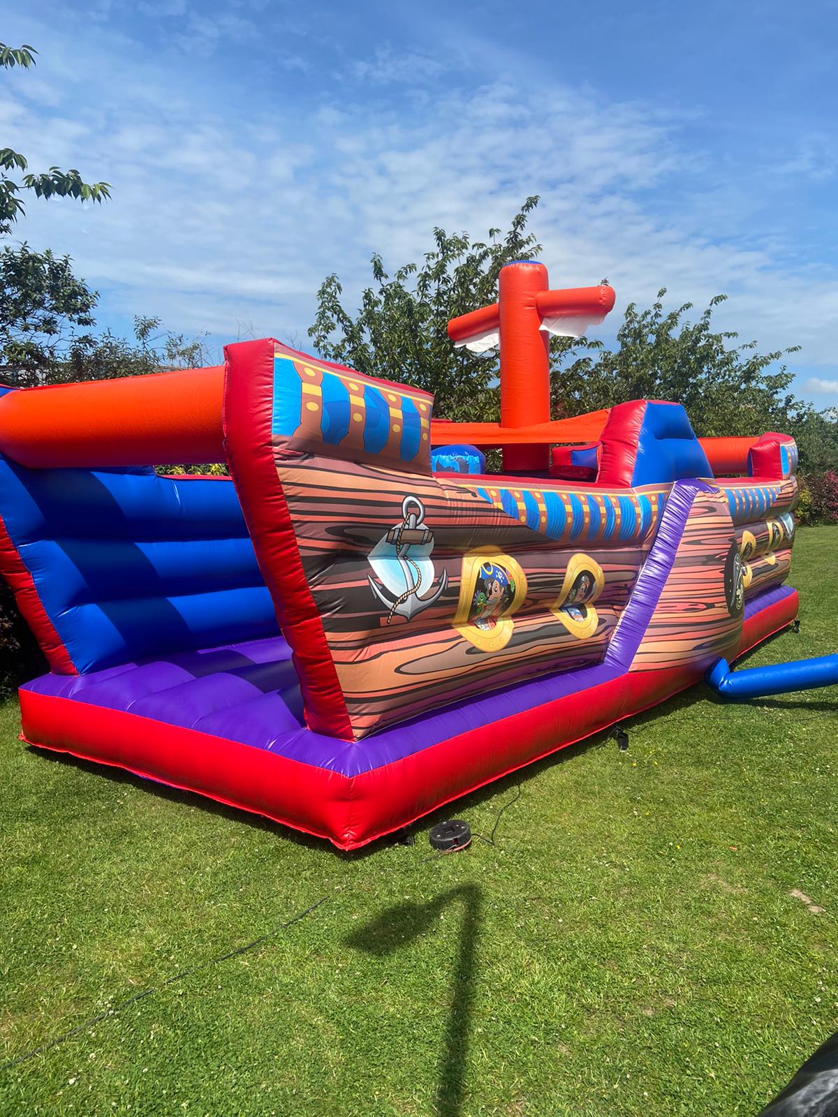 10x30FT Pirate ship assault course - Best Bouncy Castle Hire service in ...