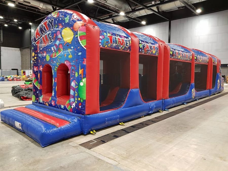 hire inflatable assault course