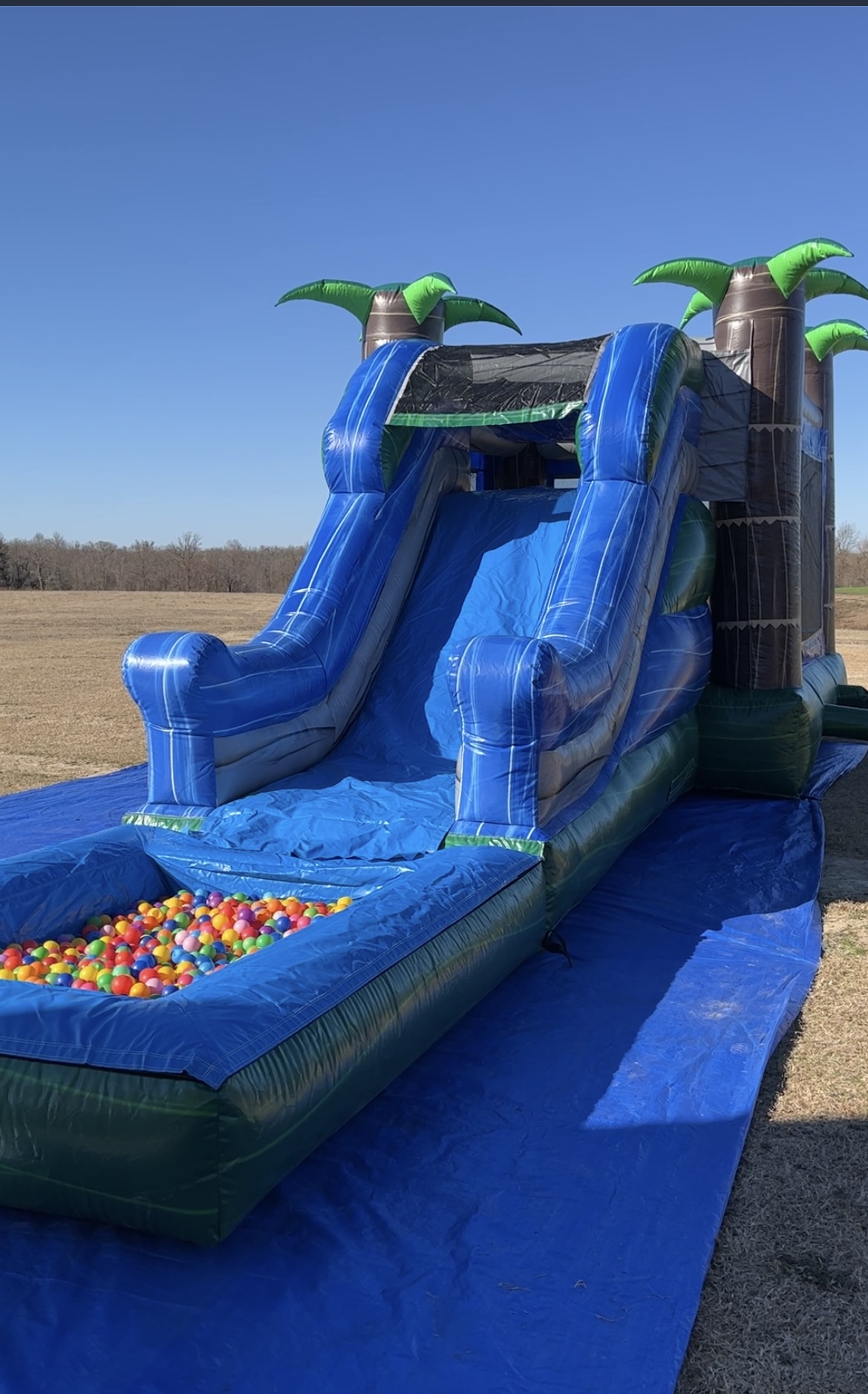 Tropical Marble 4 in 1 with pool and balls Party Rentals in Albertson