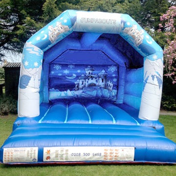 Ice Blue Bouncy Castle - 13' x 15' | Sidcup - Dartford - Bromley