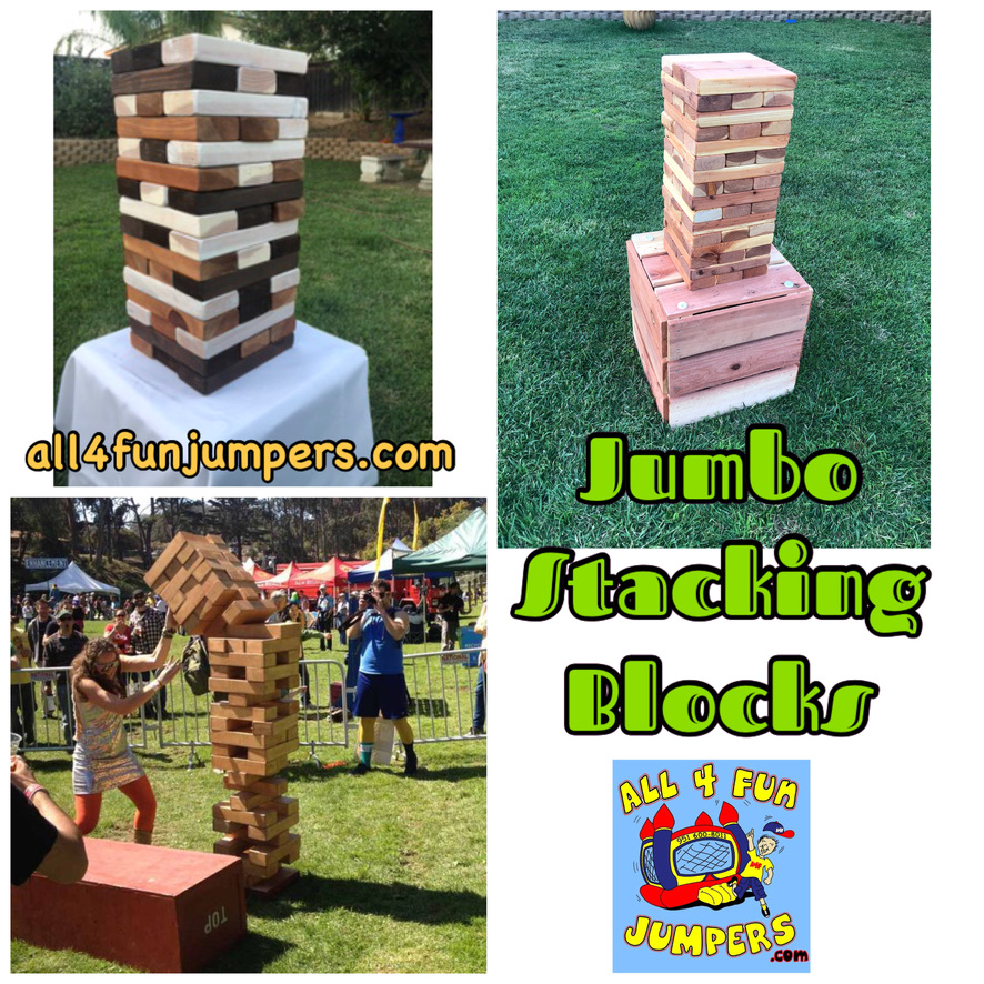 Jumbo Stacking Blocks Hire in Menifee