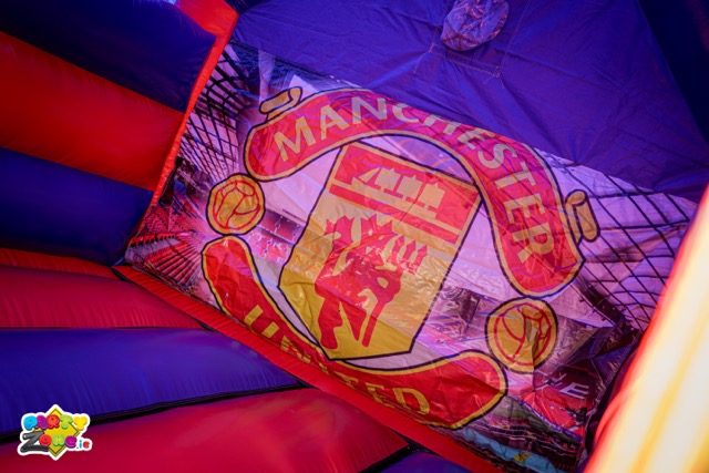 Man United Bouncy Castle Front Combi