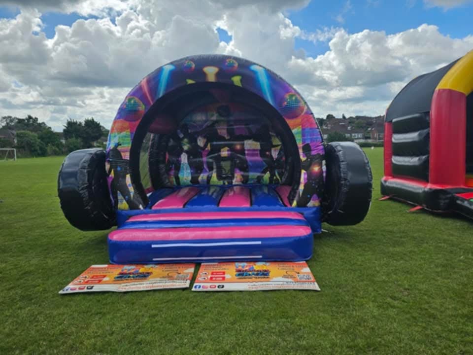 12x12 Disco theme castle 3D - Inflatables Hire in London, greenwich ...