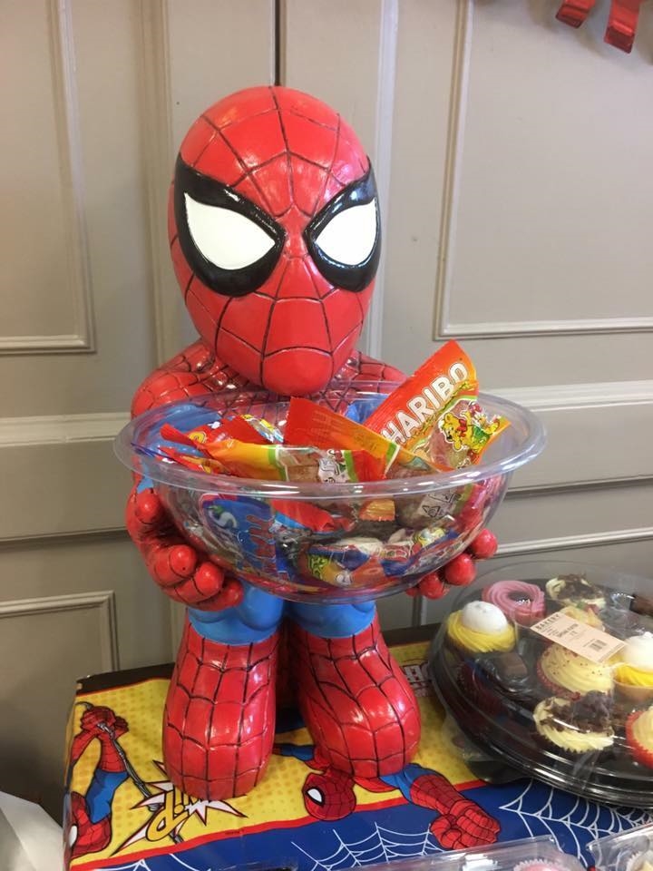 Superhero Bowl stands x 4 Bouncy Castle Hire in Redditch, Bromsgrove