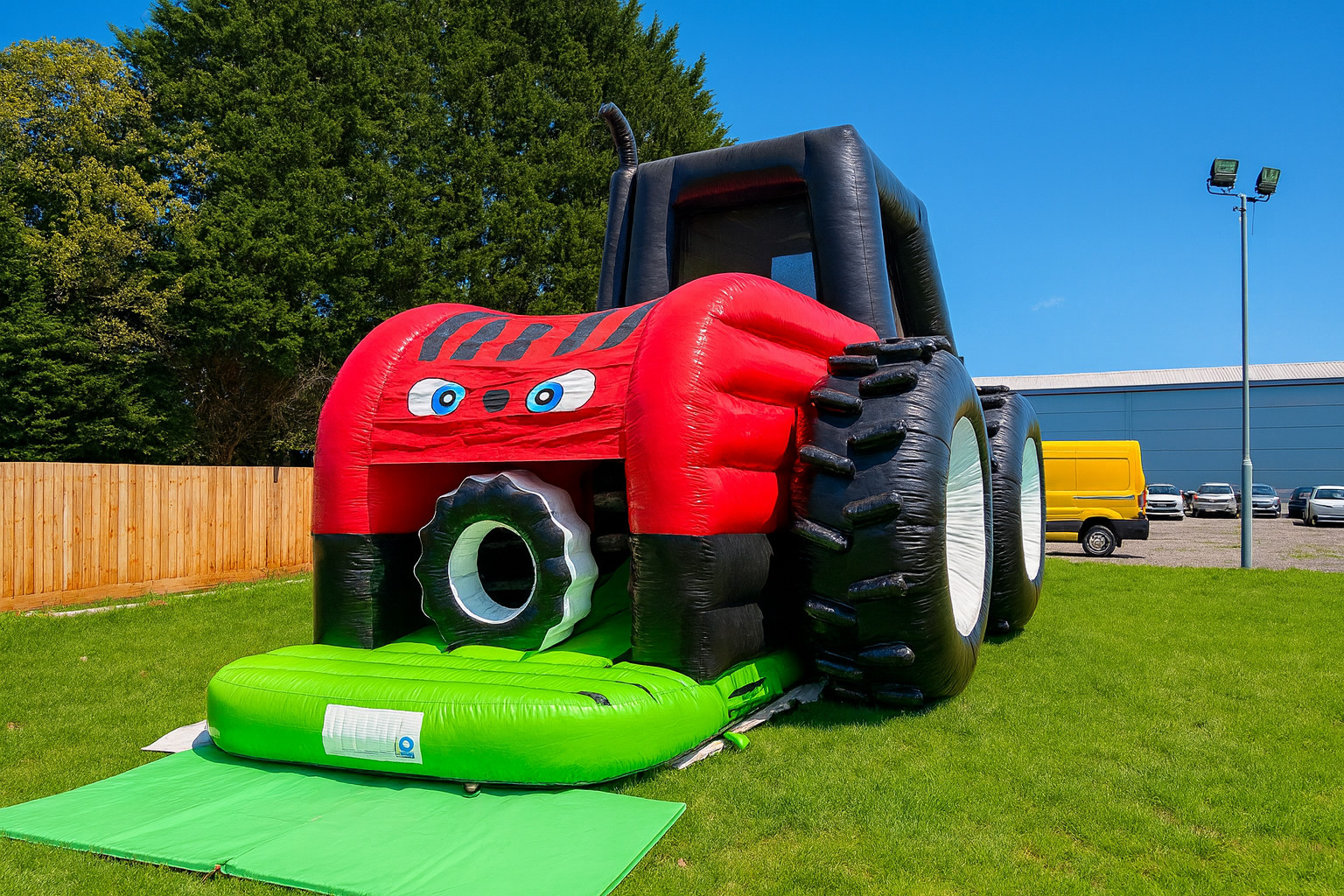Mane Events Inflatables 30ft Tractor Fun Run - Bouncy Castle Hire in Torquay | Mane Events