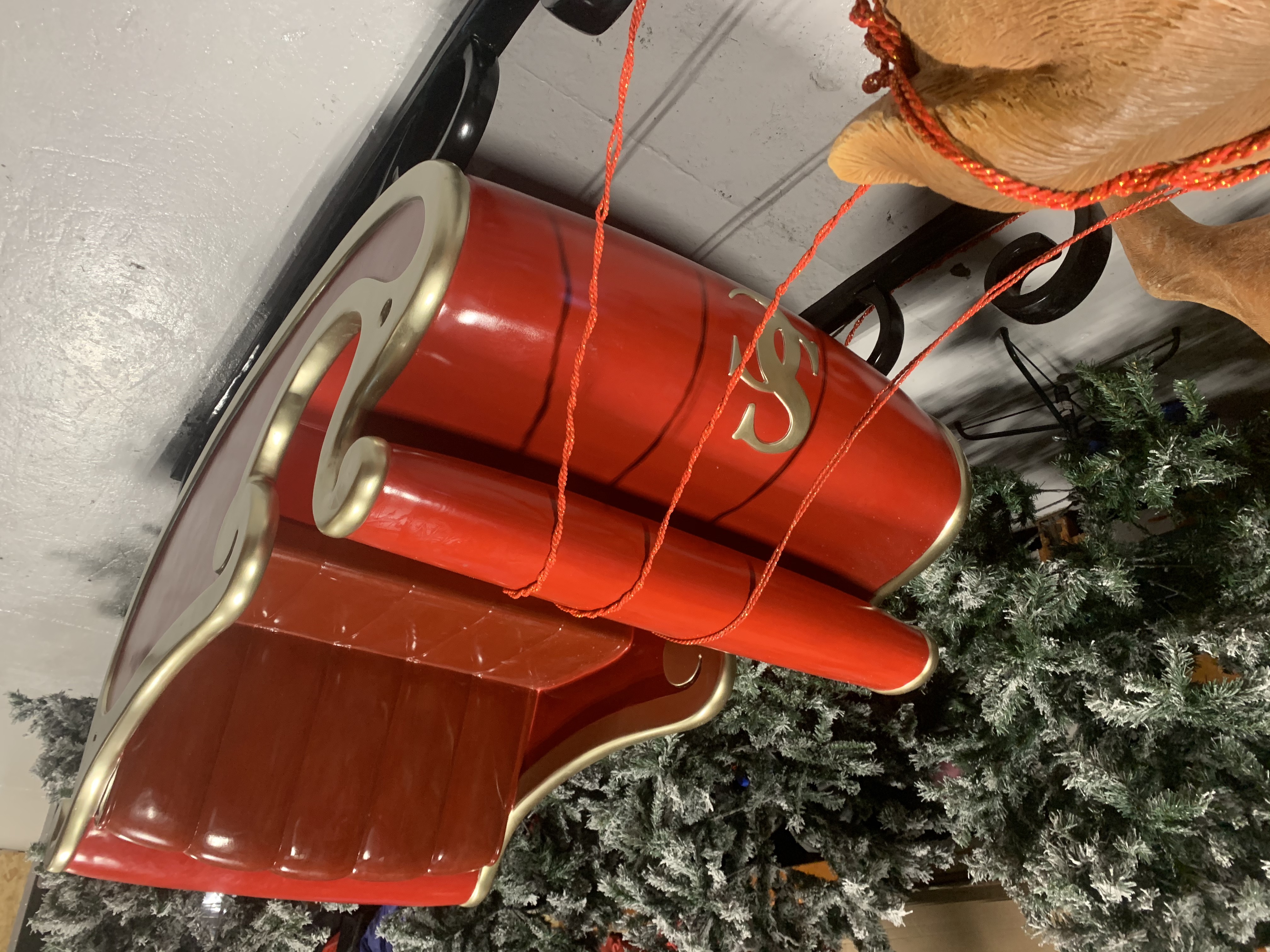 Christmas Sleigh Photo Prop 