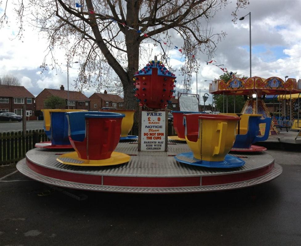 Tea Cups Funfair Ride Best Bouncy Castle Hire service in St Helens