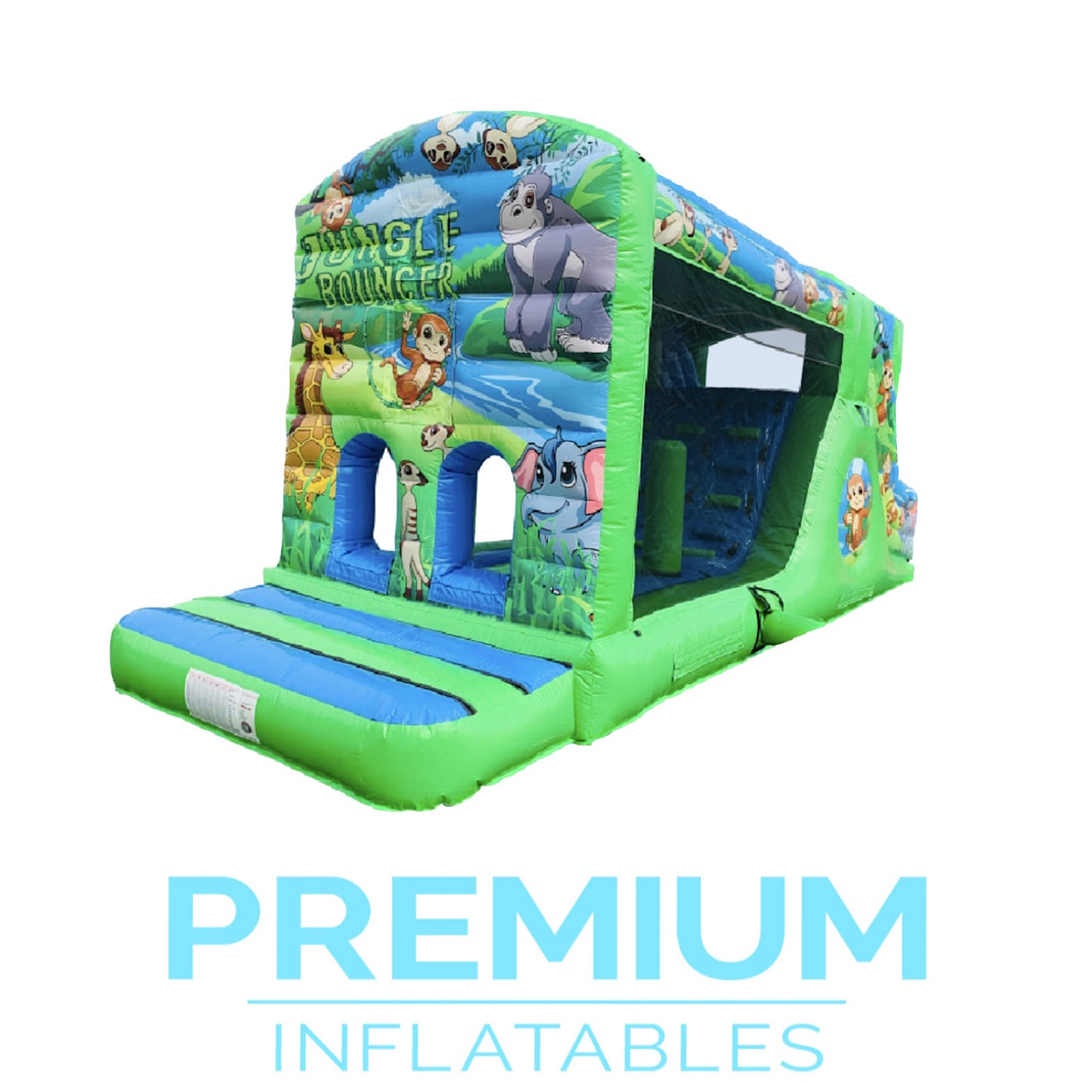 Jungle Themed Bouncy Castle Hire Leeds and Wakefield