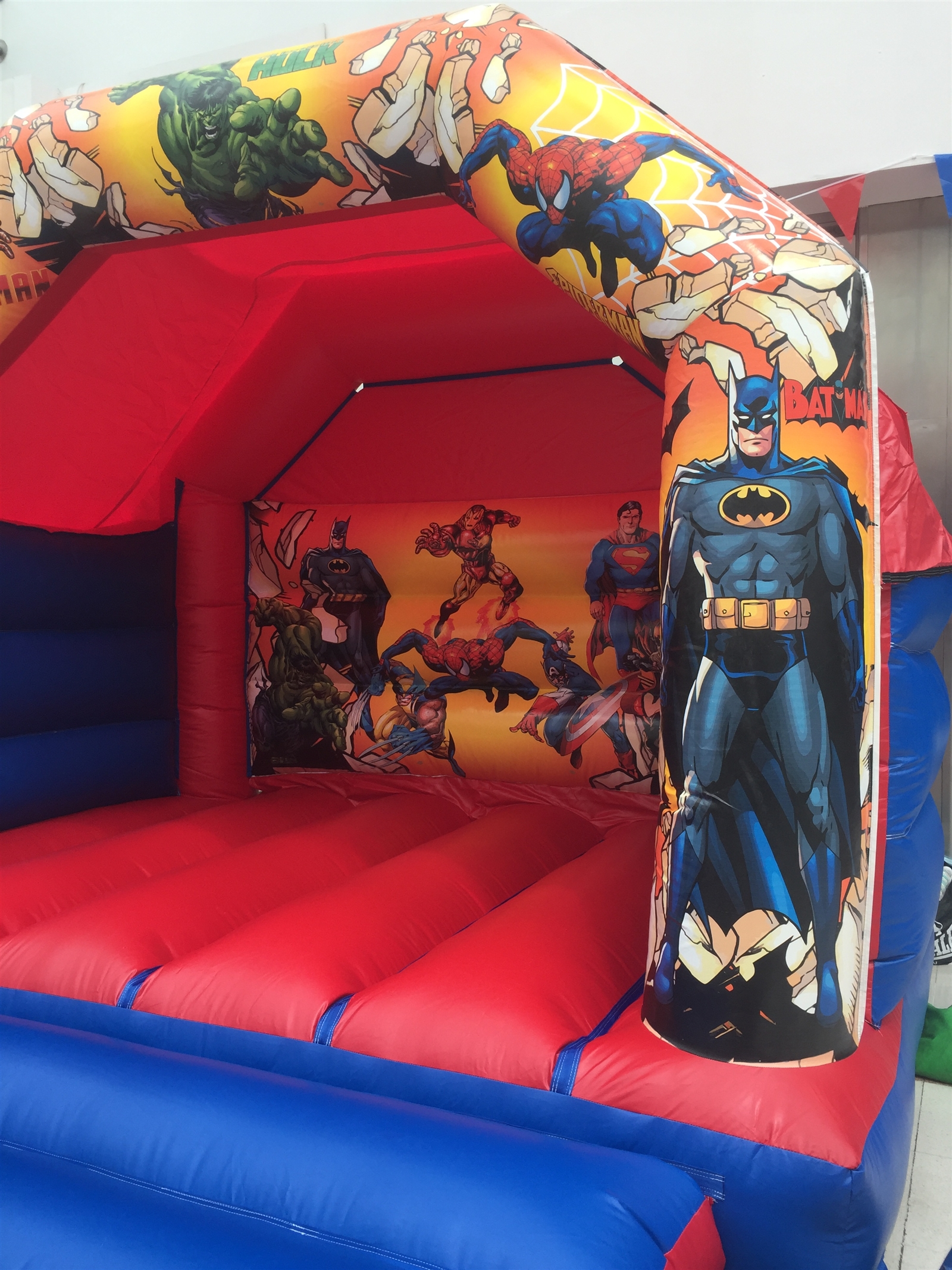 12ft x 12ft Amazing Super Hero Bouncy Castle! - Bouncy Castle Hire in ...