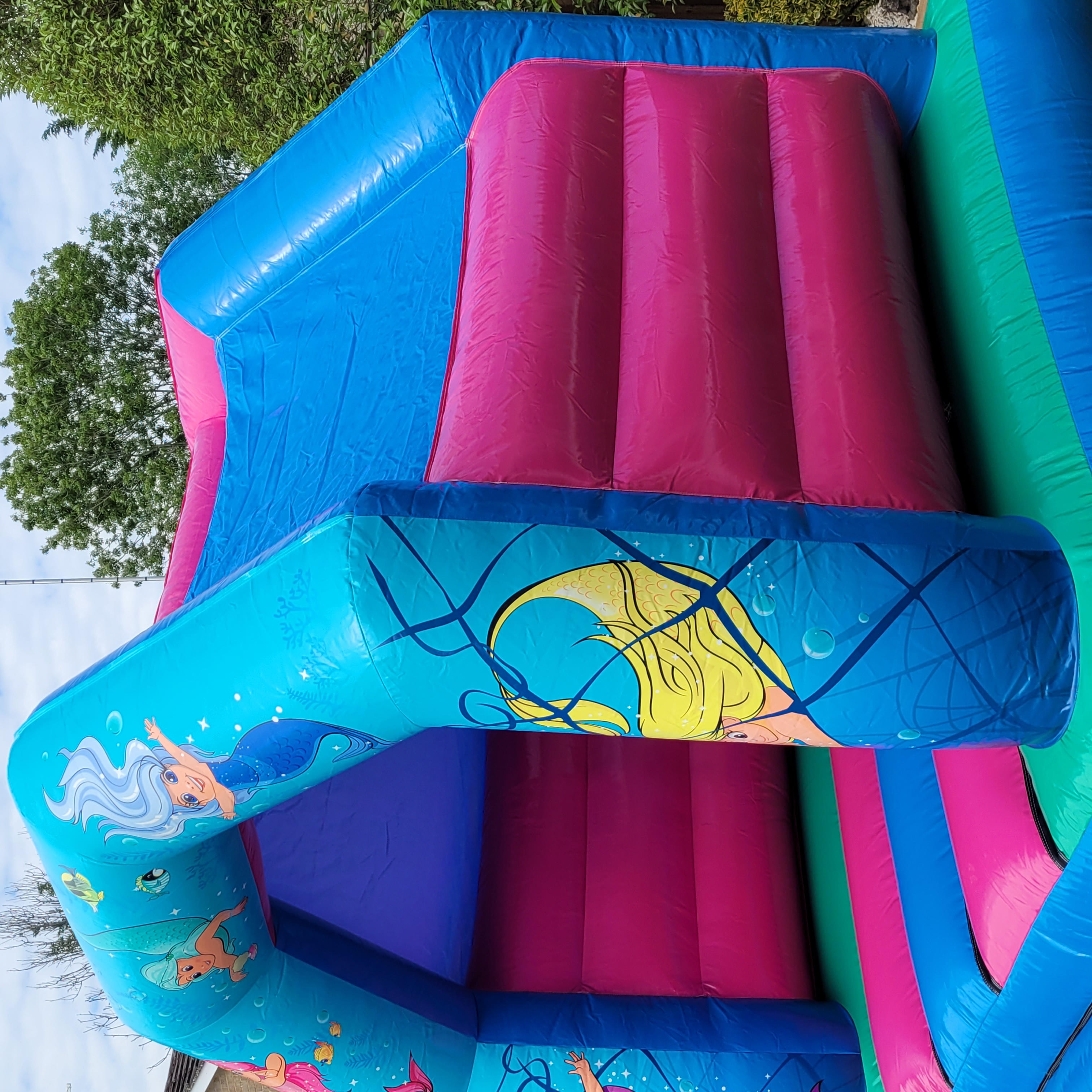 mermaid jumping castle hire