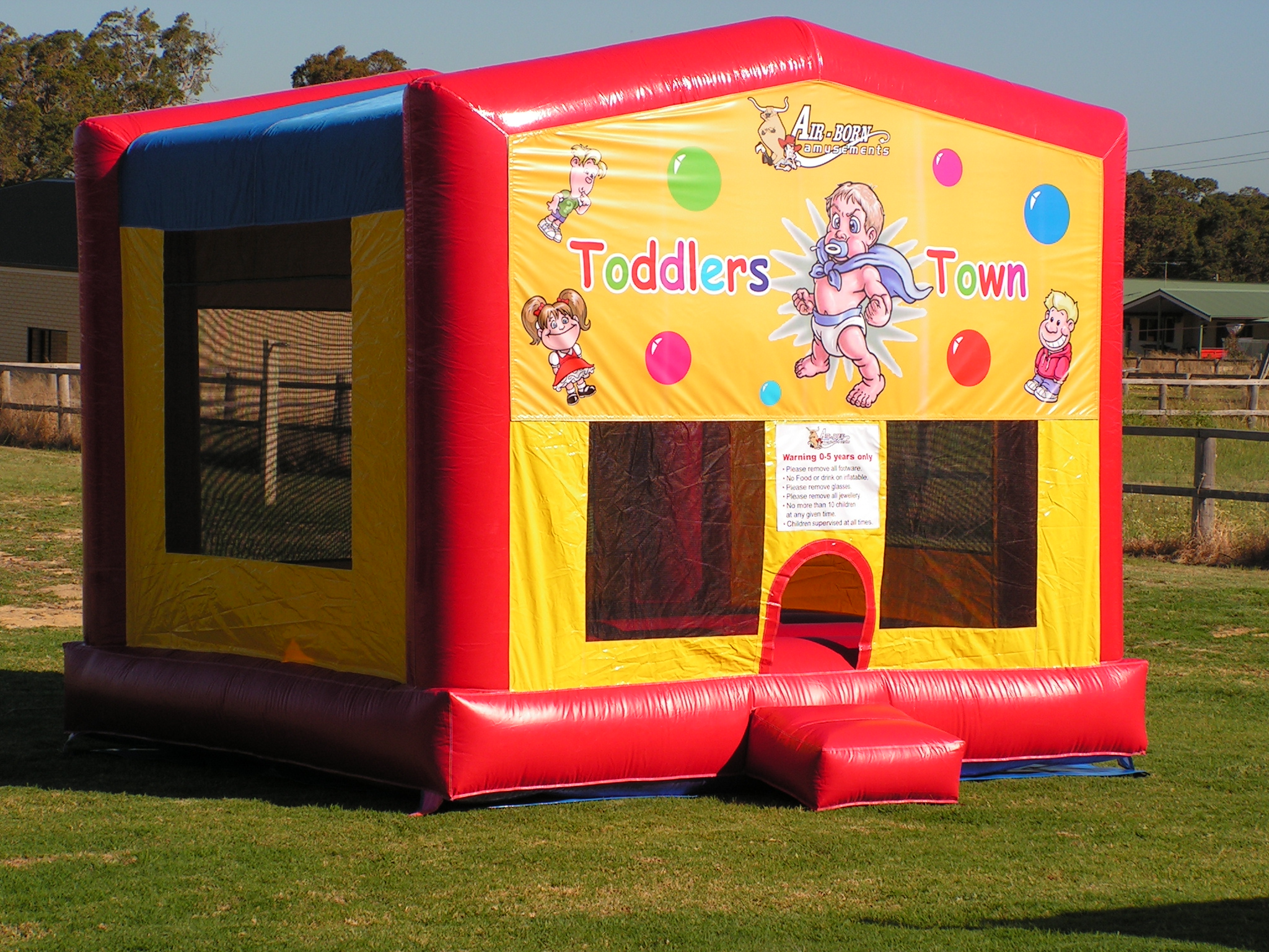 Volleyball Court – Triple Threat - Perth Bouncy Castle Hire